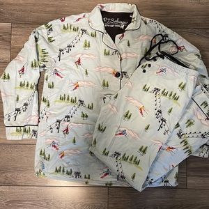 Pj salvage flannel pajama set